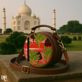 Leather Sling Bag | Tropical Contrast